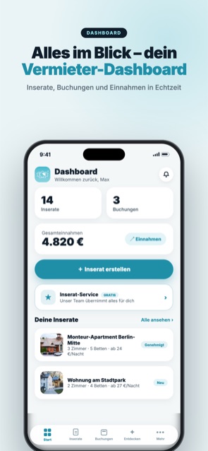 Dashboard-Bildschirm