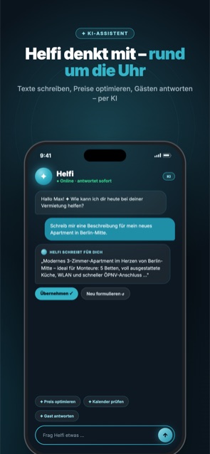 Helfi-Assistent-Bildschirm